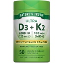 Nature 's Truth Vitamin K2 MK7 Complex 124; 100 mcg Complex 124; 50 Softgels current 124; s D3 current 124; Non- GMO & Gluten zdarma dodatek