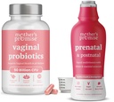 Příslib matky Prenatal & Postnatální Multivitamin Liquid & Vaginální Probiotika pro ženy Bundle