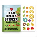 Hydrokoloidní Itch Relief Patch, pro Mosquitos, Ticks, Midges, Sandflies Bug Bite Relief, Anti- Itch Patch s Aloe a čarodějnice Hazel, Hmyz skus Relief, Kid- Friendly, přírodní ovoce Theme