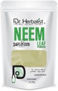 Dr. Herbalist Neem Leaf Powder 200g - Azadirachta Indica pro pleť, vlasy a celkové Wellness - 100% přírodní, vegetarián- Friendly & Cruelty- zdarma