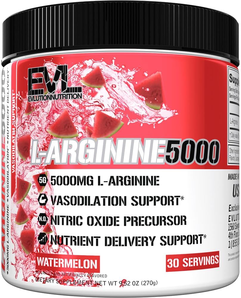 Eluce Nutrition Nitric Oxide Booster L- Arginin dodatek - Vysoká potence Nitric Oxide dodatek s 5000mg L Arginin pro zvýšení čerpadla Energy Muscle Growth a Vascularity NO Booster