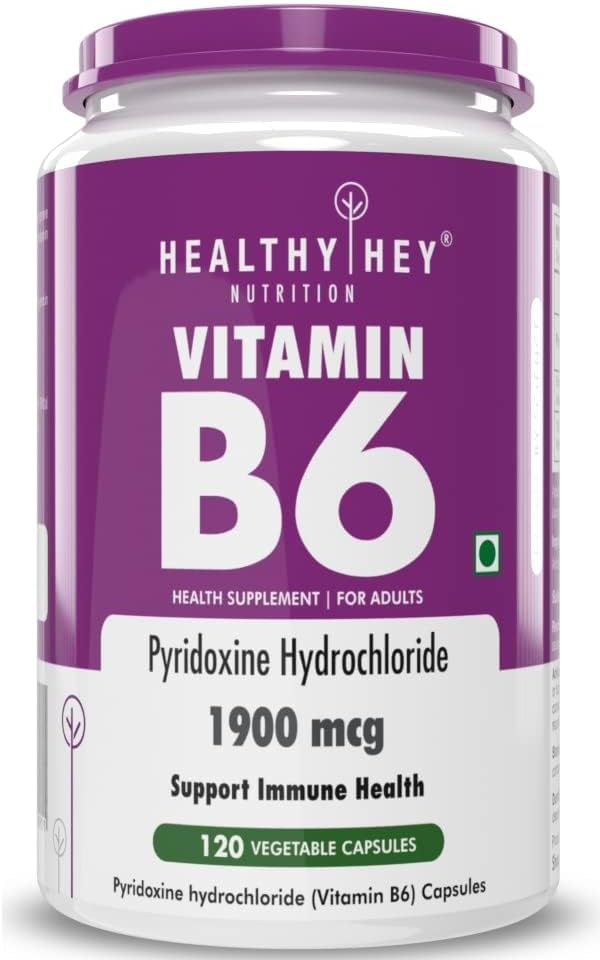 Vitamin B6 Pyridoxin - 120 Veg. Kapsle.