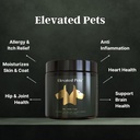 Ultrazdravé Omega 3 Fish Oil Treats w / MSM, Glucosamine, Chondroitin, EPA / DHA pro psy: Zvýšený počet zvířat Fish Oil, Turmeric & Joint Supplement + Alergie Chews - Ultimate Dog Vitamin Dodatek
