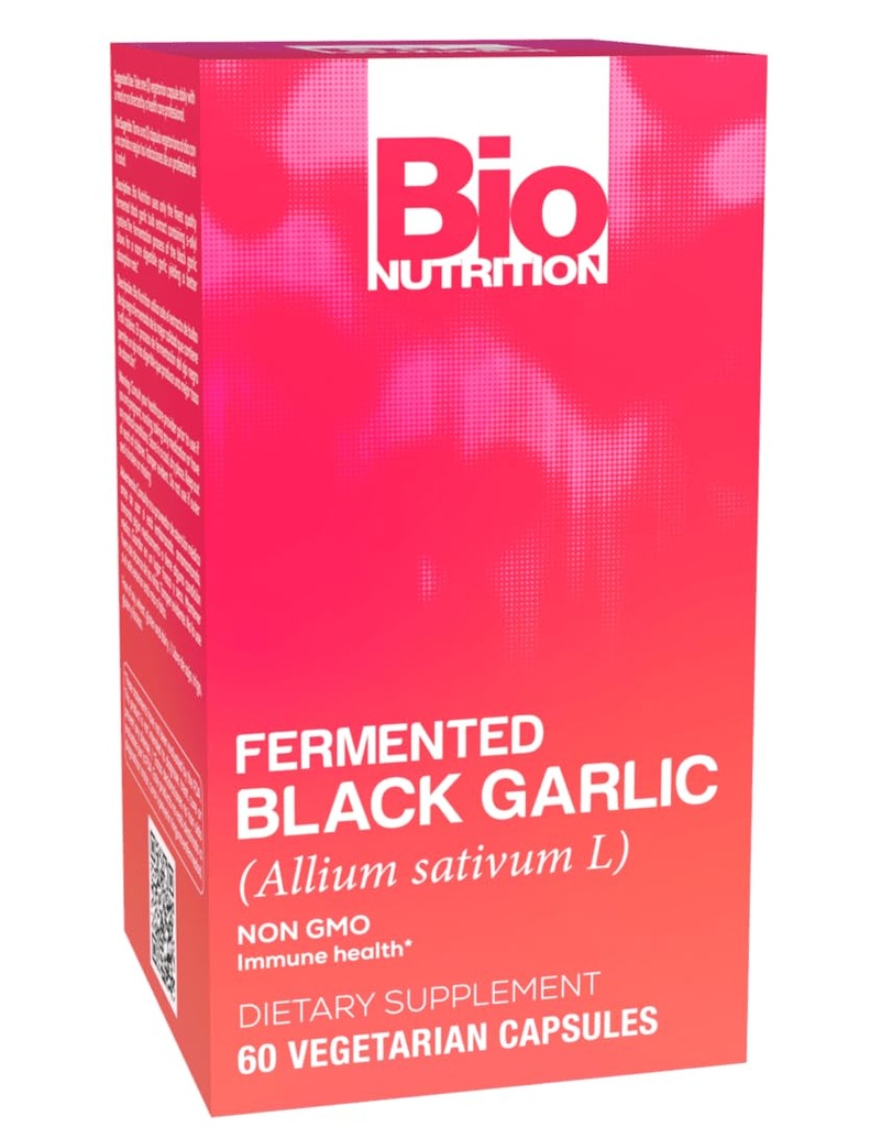 Bio Nutrition fermentovaný černý česnek - 60 Vegetariánských kapslí Balení po 1