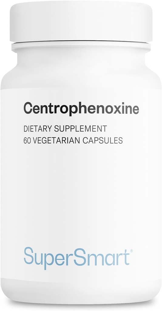 Supersmart - Centrofenoxin 500 mg denně (DMAE & pCPA) - Novotropní dodatek 124; Non- GMO & gluten zdarma - 60 Vegetariánské kapsle