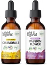 Wild & Organic Heřmánek Tincture 2 fl oz & Passionflower Tincture 2 fl oz