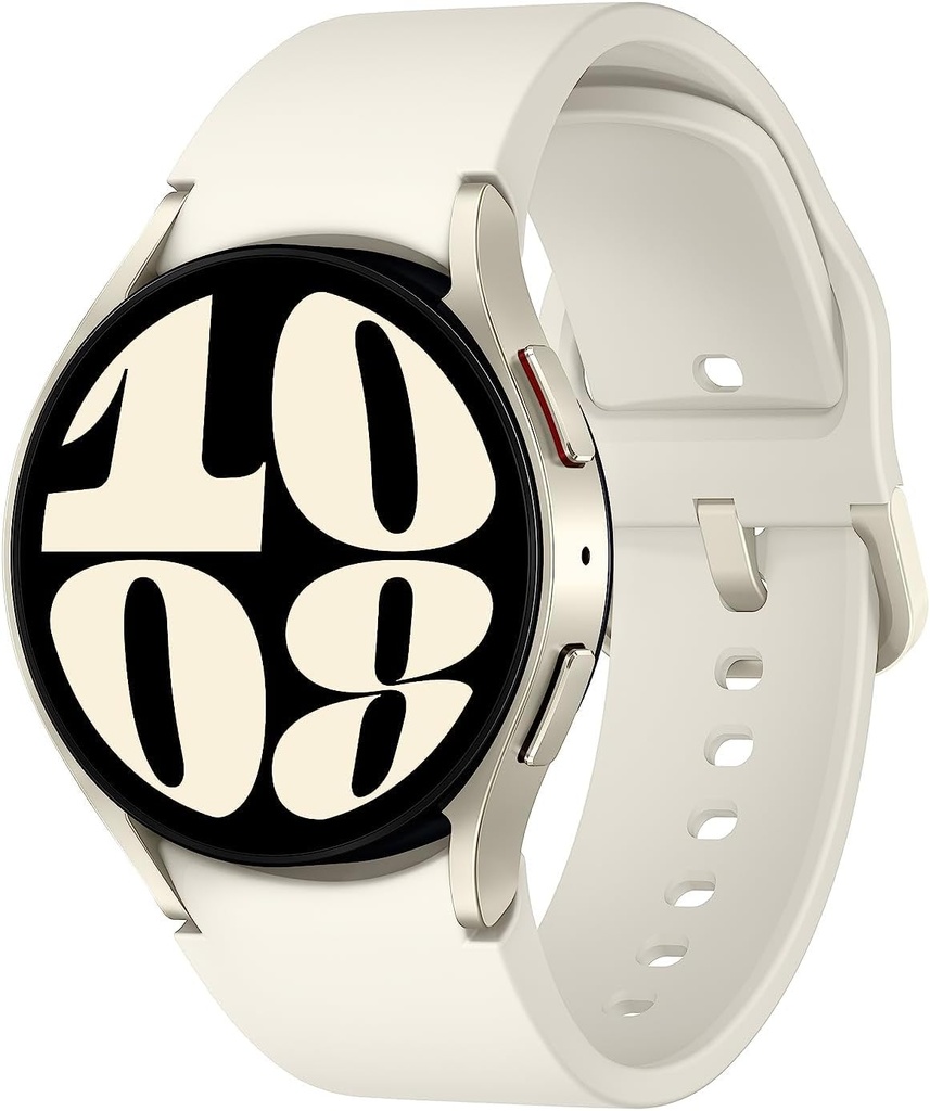 SAMSUNG Galaxy Watch 6 40mm Bluetooth Smartwatch, Fitness Tracker, Personalized HR zones, Advanced Sleep Coaching, Heart Monitor, BIA Sensor pro zdraví Wellness Insights, Big Screen, US Version, Gold