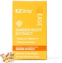 Úzký dodatek - Ginger Flavor, 30 Počet - Rozpouštění pruhy s Ginger Root Pomoc Podpora Nausea Relief, Ranní a Motion Nemoci, a Digestion - Vyrobeno v USA, Cukr a gluten-Free
