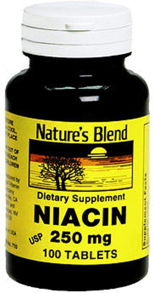 Nature 's Blend Niacin 250 mg 250 mg 100 Tabs