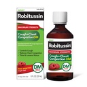 Robitussin Dospělá maximální síla kašel + hrudník Congestion DM Max (8 fl. oz. Láhev), Kašel Suppressant & Expectorant, Malina Flavor