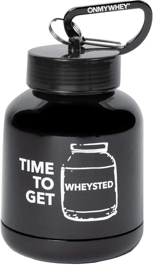ONMYWHEY Double Scoop (180cc) Protein a dodatek Keychain Funnel, Čas dostat Wheysted