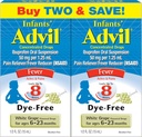 Advil Reducer / Pain Reliever Dye- Free, 50 mg Ibuprofen Koncentrované kapky (White Grape Flavor, 0.5 f. oz. 2)