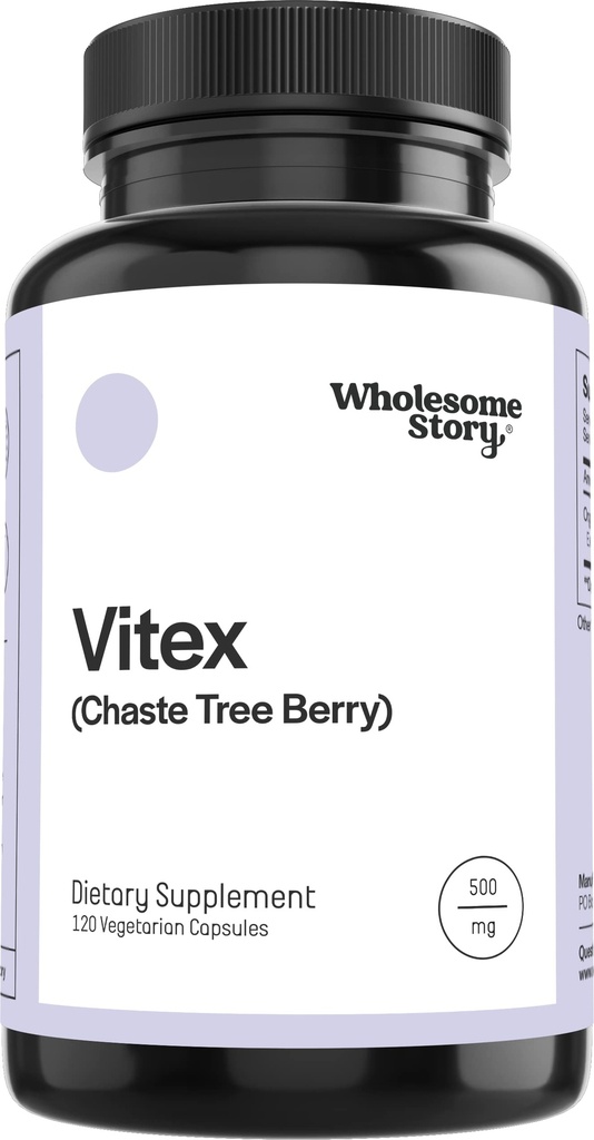 Heterosome Story Organic Vitex Chasteberry Dodatek pro ženy cca. 124; Hormon Balance, Podpora plodnosti a období Regulation cca. 124; Vitex Berry Agnus Castus Extract cca. 124; 120 Kapsle cca. 124; Chaste Tree Berry