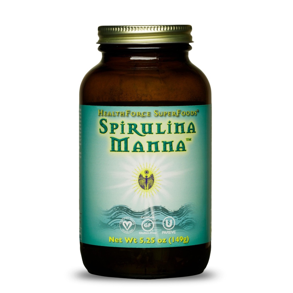 Zdravotní síla SuperFoods Spirulina Manna - Prášek - 5.25 Oz