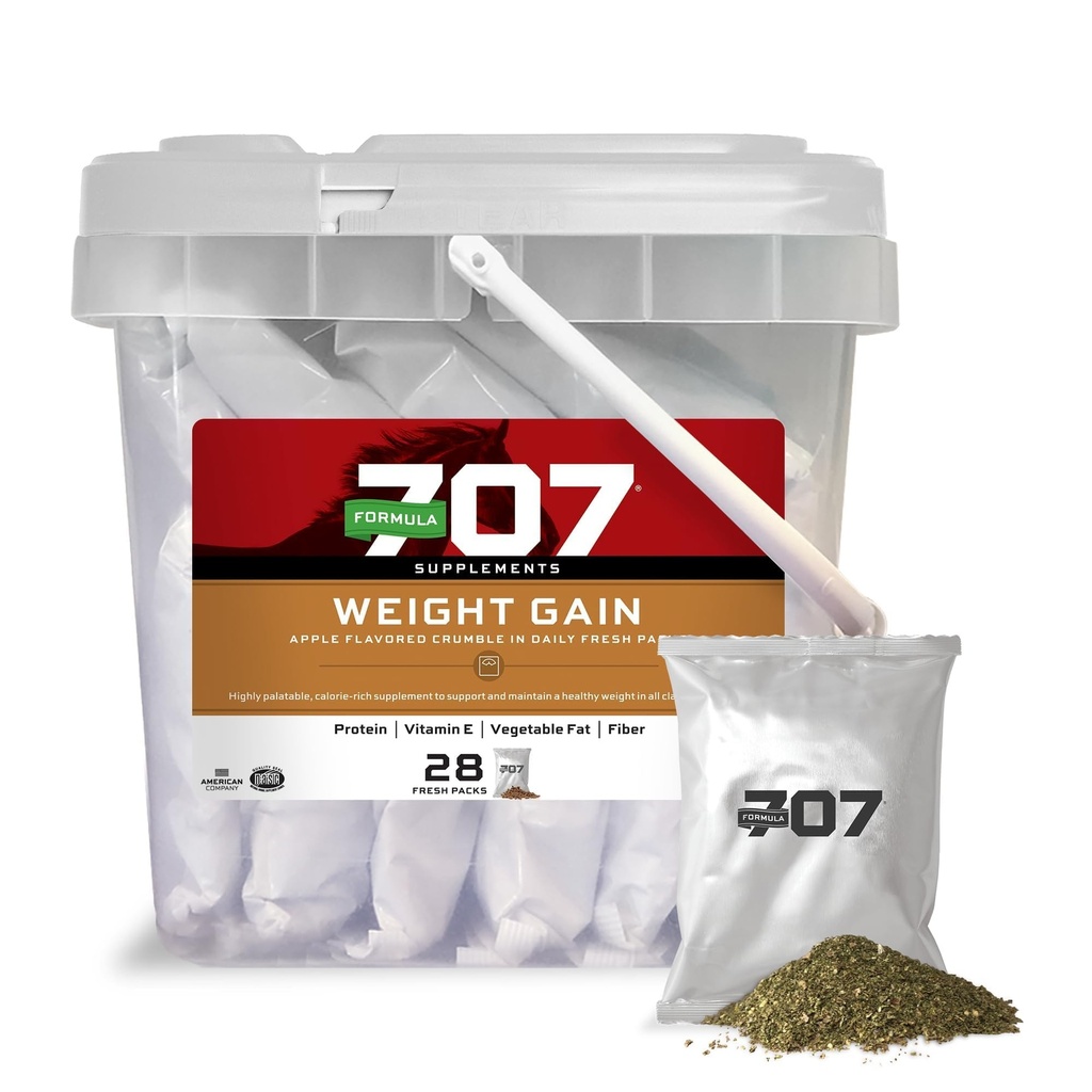 Vzorec 707 Příplatek hmotnosti Equine, Denní čerstvé balíčky, 28 Day Supply - chutné, kalorie- bohatá nutriční podpora pro tvrdé-to- Keep a starší koně