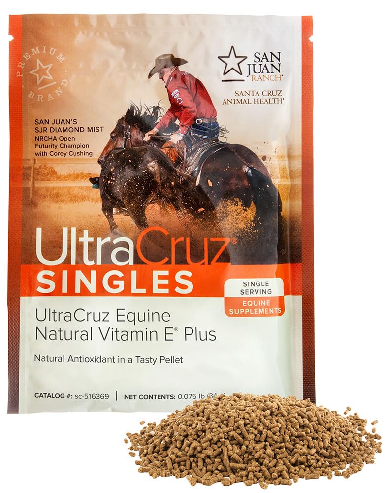 UltraCruz - sc- 516417 Hovězí přírodní vitamín E Plus doplněk pro koně, 60 Jednorázové služby, Pellet (30 denní dodávka)