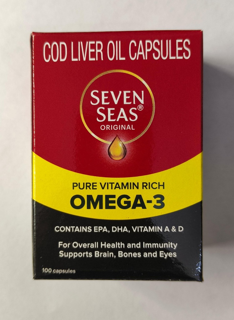 Seven Seas Cod jaterní olej 100 tobolka