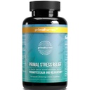 Primal Harvest Stress Relief Dodatek pro ženy a muže čistý Ashwagandha Root Extract, L- Theanine doplňky, 30 Kapsle