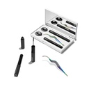 Lashify Control Kit - Kompletní DIY Eye Lash Starter Set - Zesilovat Gossamer Black 10mm, 12mm, White Travel Case, Petite Wand