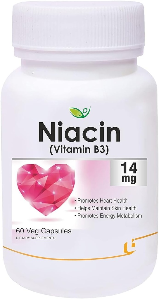 Generické Veda Nutraccies 14mg Vitamin B3 s doplňkem Inositol 50mg - 60 Veg Kapsle