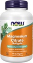 Nyní Potraviny doplňky, hořčík Citrát, S Glycinate & Malate, Podpora nervového systému *, 90 Softgels
