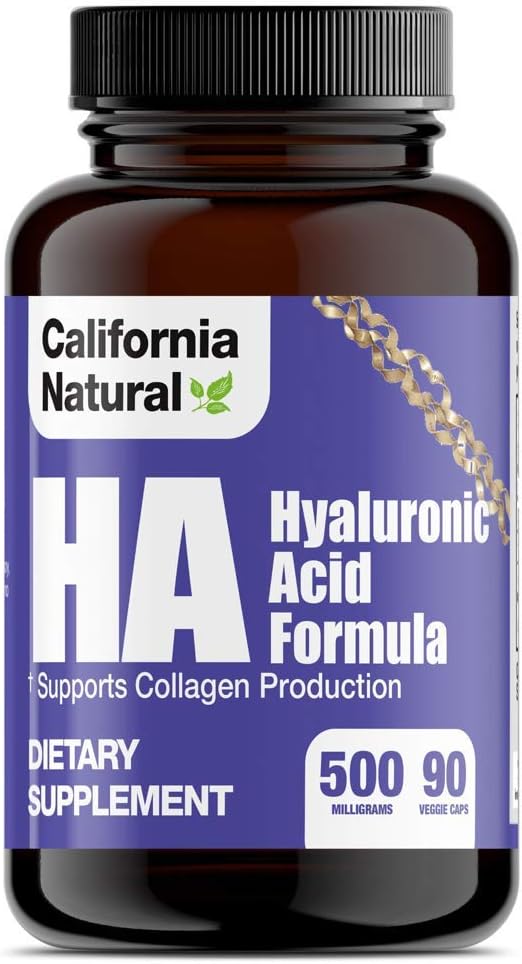 California Přírodní hyaluronic kyselé kapsle, 90 Počet