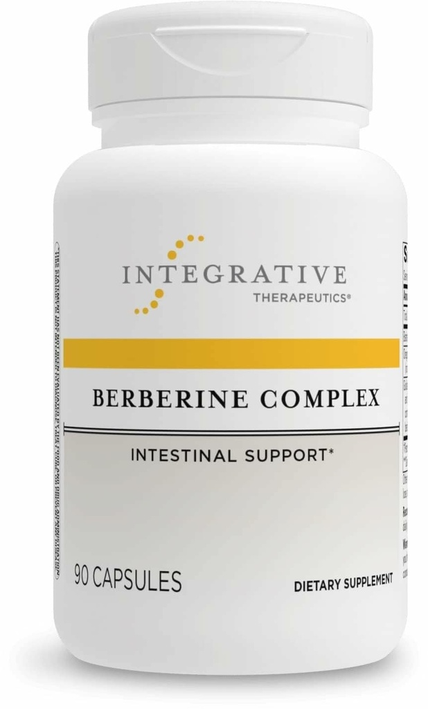 Integrační terapeutika Berberine Complex - Digestive & Gut Health Supplement * - Vegan, gluten- Free & Dairy-Free - 90 Kapsle (45 Služeb)