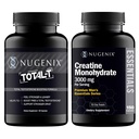 Nugenix Essentials Creatine Monohydrát a Total- T Testosteron Booster pro muže