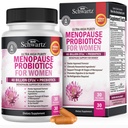 Menopauza Doplňky pro ženy - 40 miliard CFU Menopauza Probiotika pro ženy - Podpora pro horké záblesky noční pocení moodů a rovnováhy - Non- GMO, 30 Easy- polykací kapsle, 30 Služebních