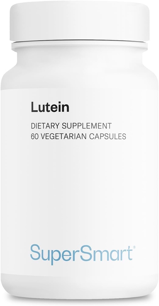 Supersmart - Lutein 20mg za den - Marigold Extract 25% - Doplněk péče o oči - 100% přírodní hmoty 124; Non- GMO & gluten zdarma - 60 Vegetariánské kapsle
