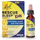 Bach REScue SLEEP kids dropper 10ml, přírodní spánek & Stress pomoc, homeopatická květinová esence, bez melatoninu, cukr & gluten, Kid- Friendly, non-alkohol Formule