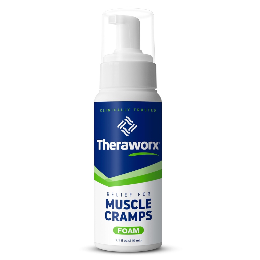Theraworx Relief for Muscle Cramps Foam Fast- acting Muscle spasm, Noha Sotness with Magnesium Sulfath - 7.1 oz - 1 Počet