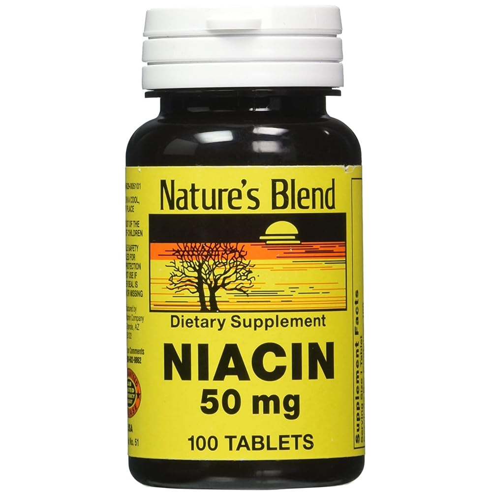 Nature 's Blend Niacin 50 Milligram 100 Tabs