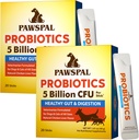 Probiotika pro psy a kočky, 5 miliard CFU, veteránské regulované, trávicí a imunitní zdraví, Gut Flora bilance, všechny přírodní probiotický prášek, kuřecí játra Flavor, 40 Sticks
