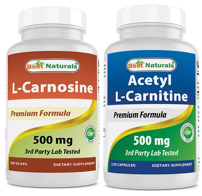 Nejlepší Naturals L- Carnosinum 500 mg & Acetyl L- Carnitin 500 Mg