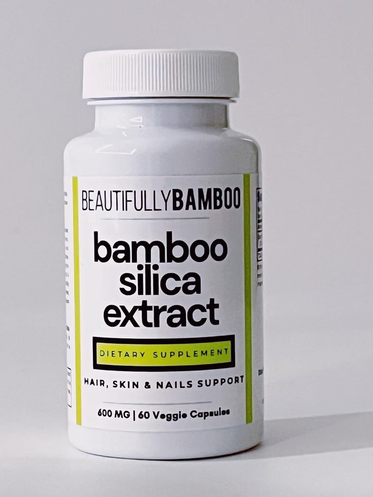 Generické Bamboo Silica Extract Kapsle [Krásně Bamboo], 60 Počet (Balení po 1)
