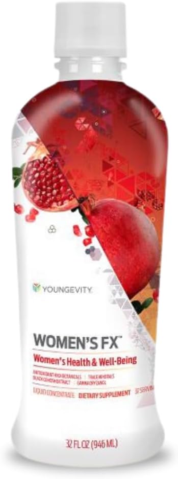Mladé ženy FX s Black Cohosh, 32 Oz - Přírodní doplněk nápoj - Menopauza Relief a All- Essential, Vitamíny v jedné lahvičce