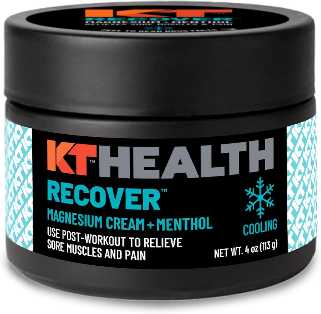 KT Zdraví, Magnesium Cream, Recover - Chladí a zmírňuje svalové a kloubní bolesti - Použití post- cvičení ke snížení bolesti