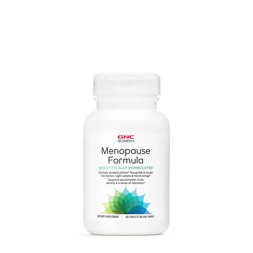 GNC Menopauza Formule pro ženy - 60 Kaplet (30denní zásoba) 124; Gluten- Free, No Umělé Flavors / Barvy 124; Podporuje kostní hustota a relaxace 124; Cíle Hot Flashs, Night Sweats, Mood Swings