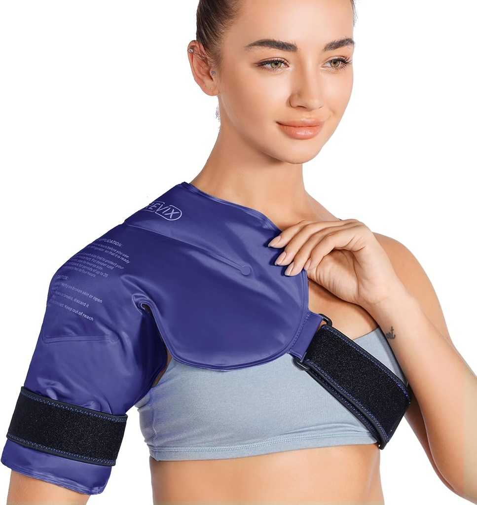 REVIX Rameno Rotátor Rotátor Cuff Studená terapie, Led Balení pro zranění Reuse Gel pro rameno bolest úlevu, Bursitis a Otok, Studené kompresní rameno Led Wrap