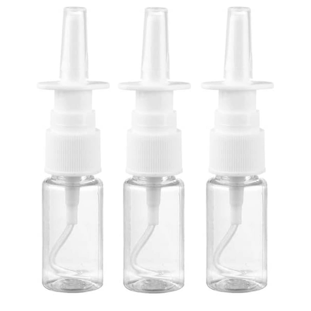Medsuo 3ks 10ml Nazální sprej Lahvičky Mist Spray Lahvička Čirý Prázdný Rinitis Care Sprayer Přímý sprej Kontejner pro slané esenciální oleje