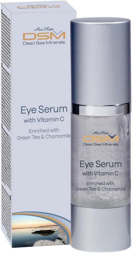 Mon Platin, DSM, Minerály z Mrtvého moře, Minerální sérové sérum Vitamin C, 1.02fl.oz / 30ml