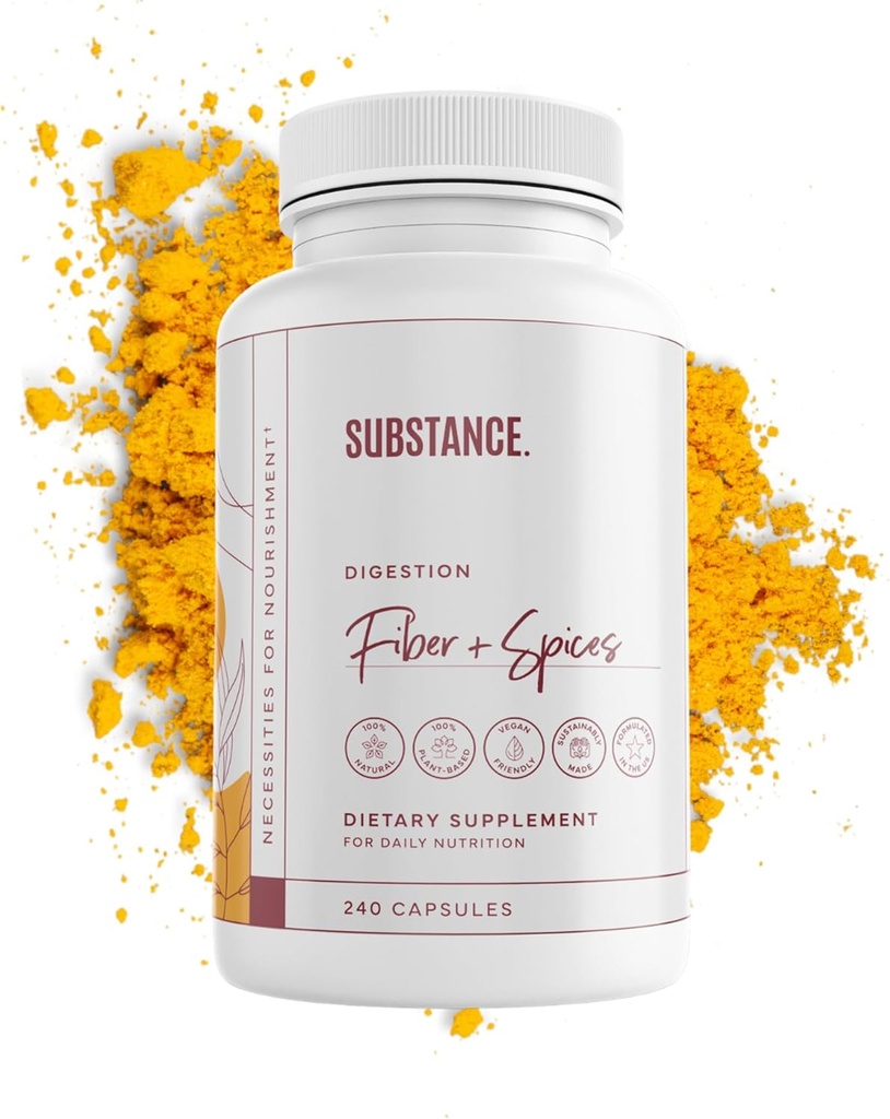 - Přírodní fiber & koření pro gastrointestinální wellness - Podporuje Colon Cleanse - Vyrobeno s Psyllium Husk, Flax Seed & Ginger - Dietní Fiber dodatek - Vegan- Friendly - 240 Kapslí