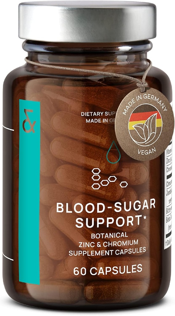 CLAV ® N ° 9 - Skořice Extrakt + hořké Melon Kapsle se syzygium cumini, Beta Glucan & Chromium - Vegan - 60 Počet