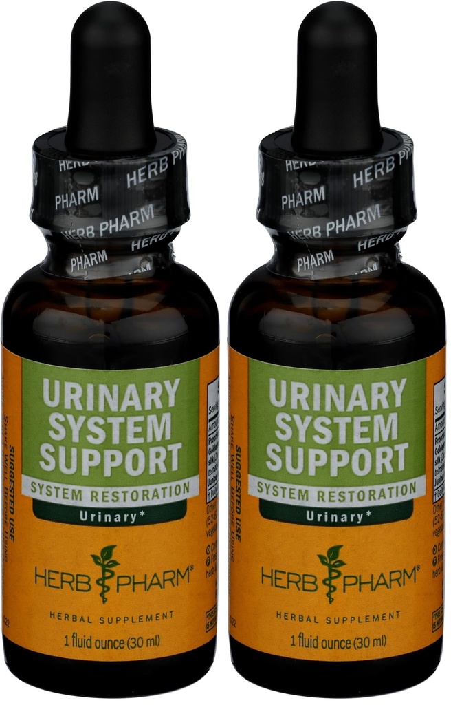 Herb Pharm Močový systém Podpora tekuté Bylinné Formule, 1 Fl Oz (Balení po 2)