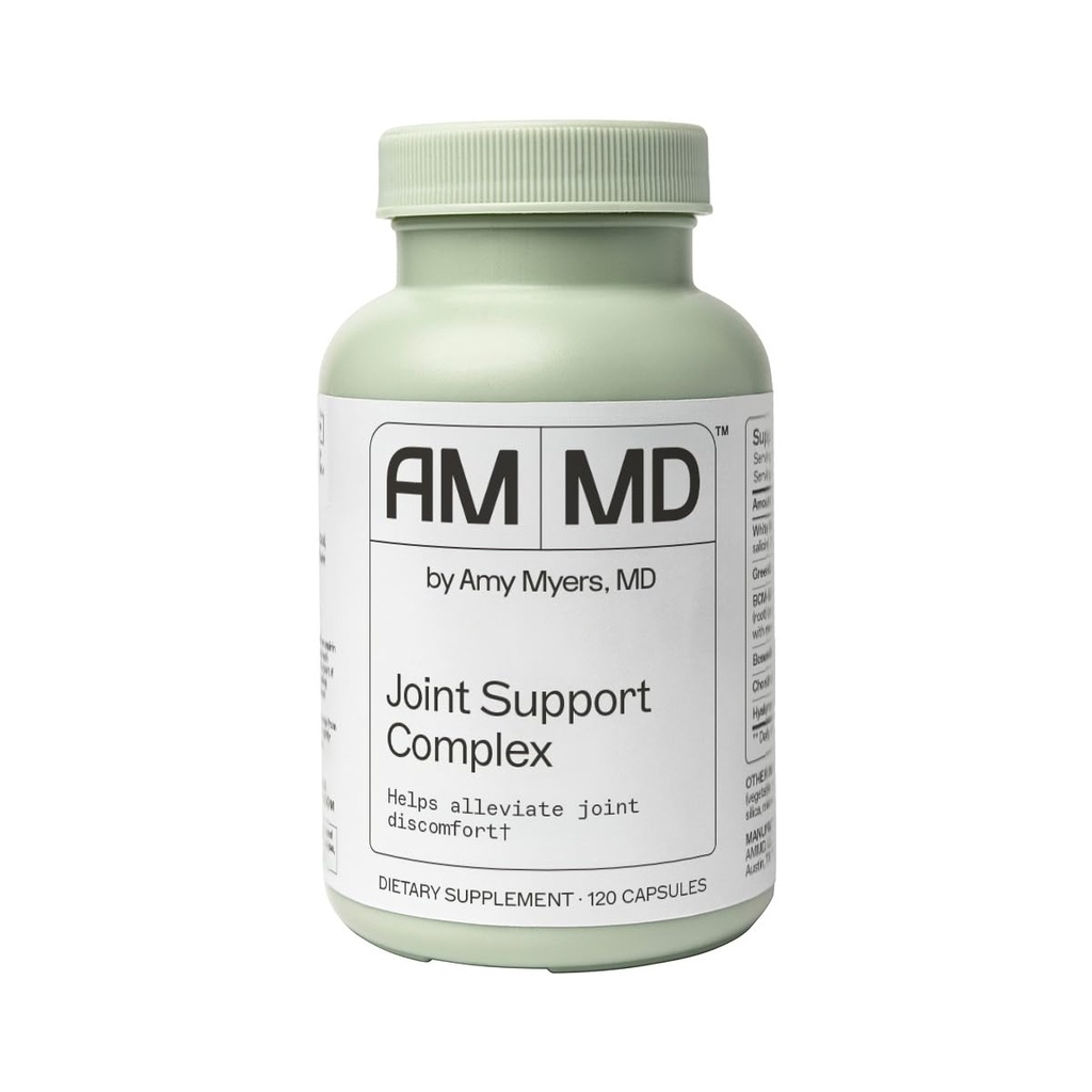 Amy Myers MD Připojit podporu Komplexní dodatek - Podporuje společné zdraví a mobilitu - Glucosamine HCL - Chondroitin - Turmeric - 120 Kapsle