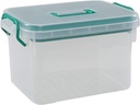 Clear Plastic Storage Box Organizátor / Medicine Box, Rodinná nouzová sada Storage Box