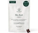 Adaptovat Naturals Omega 3 Rybí olej dodatek s biologicky dostupné Curcumin & Black Seed, 1500mg Rybí olej EPA DHA Omega 3 mastné kyseliny na podporu spojky, svaly & srdce 124; Neochucené - 30 dní dodávky