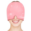 ZNÖCUETÖD Migréna Bolest hlavy Relief Cap Cap Full Head Pack Wrap Chlazení Gel Ice Beanie Studená Cap Hot / Studená komprese terapie pro Sinus, Stres, napětí, bolest hlavy Relief, Ženy