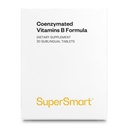Supersmart - Coenzymated B Formule - Obsahuje všechny B skupiny Vitamíny - 5x více aktivních 124; Non- GMO & gluten zdarma - 30 tablet